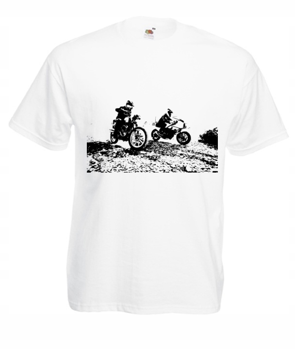 

Męskie Koszulki Enduro Motory Motocykle Rajd