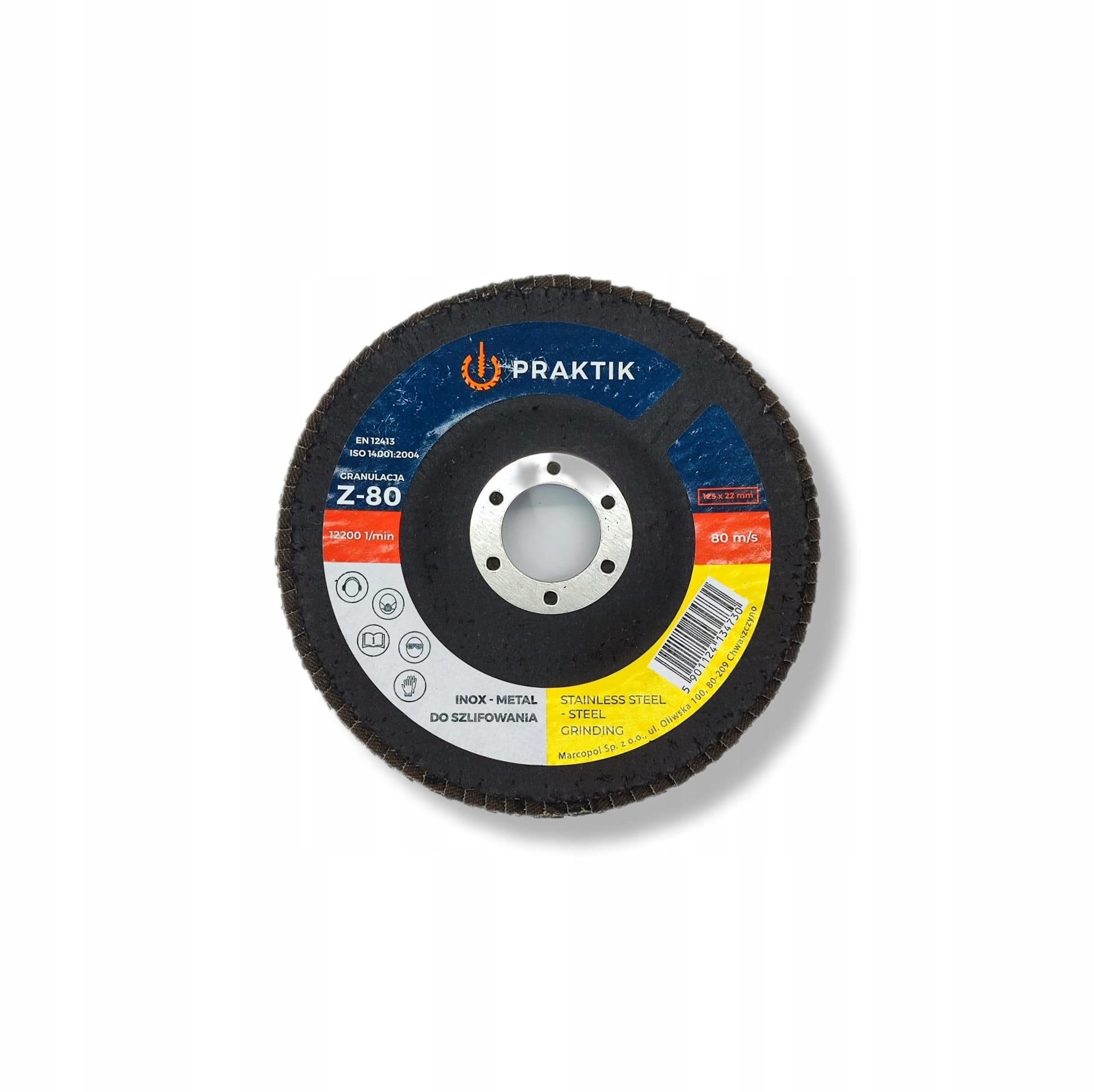 

Praktik ściernica listkowa 125 mm gradacja 80