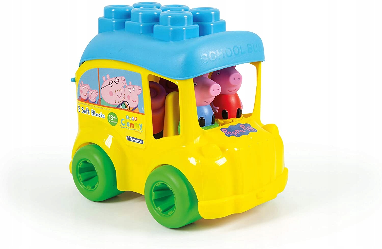 

Klocki Świnka Peppa autobus z klockami Clementoni