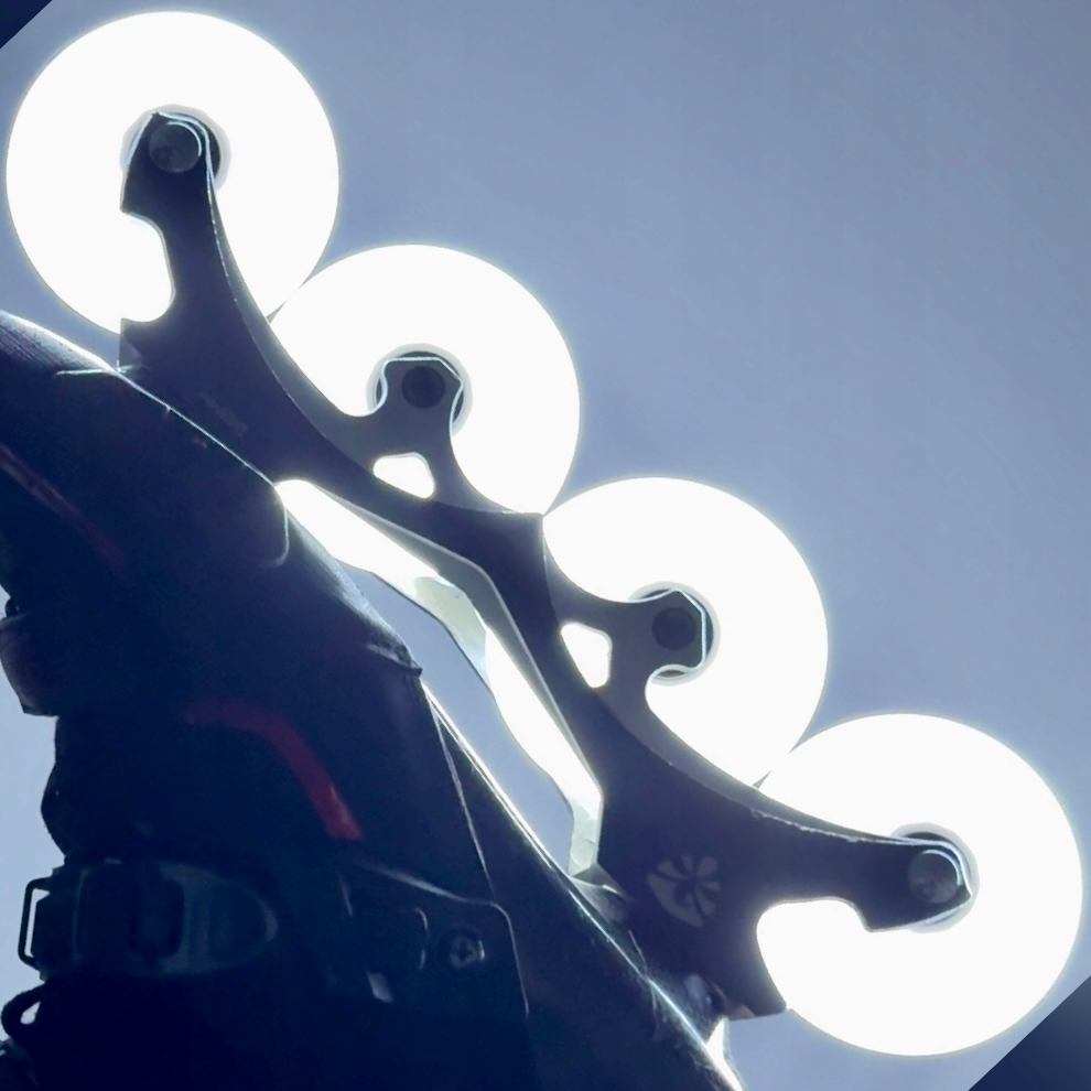 Led Kółka do Rolek Flying Eagle Lazerwheelz Ultra 76 mm/88A 4 szt Biały