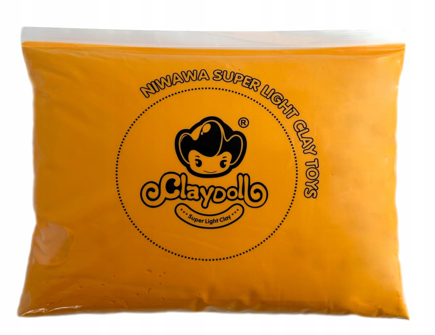 DUŻA MAGICZNA PLASTELINA MASA PLASTYCZNA PIANKOLINA W WORKU WORECZKU 0,5KG Kolor Wielokolorowy