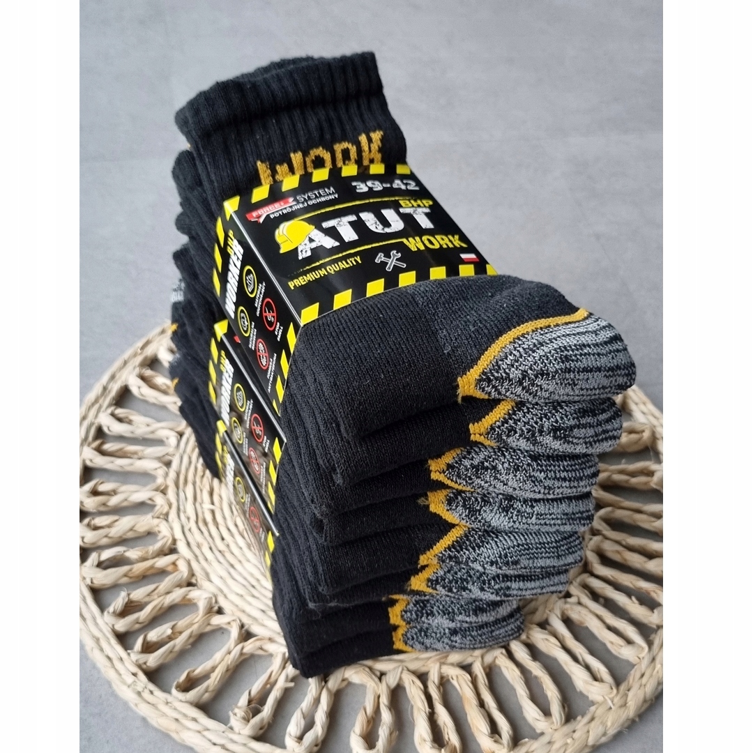 9x Skarpety FROTA WORK ROBOCZE MOCNE POLSKIE 43-46 Rozmiar 43-46