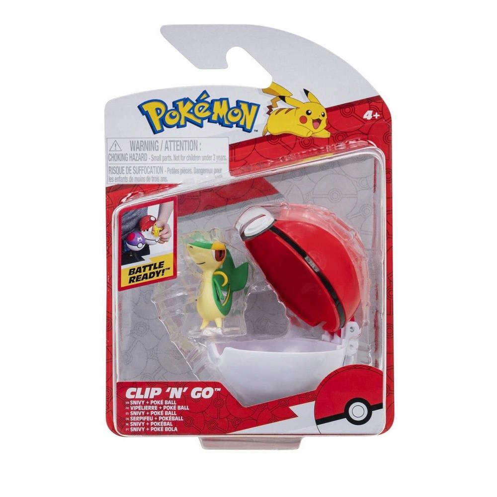 

Pokemon Poke Ball Clip N Go Figurka Snivy PKW2668