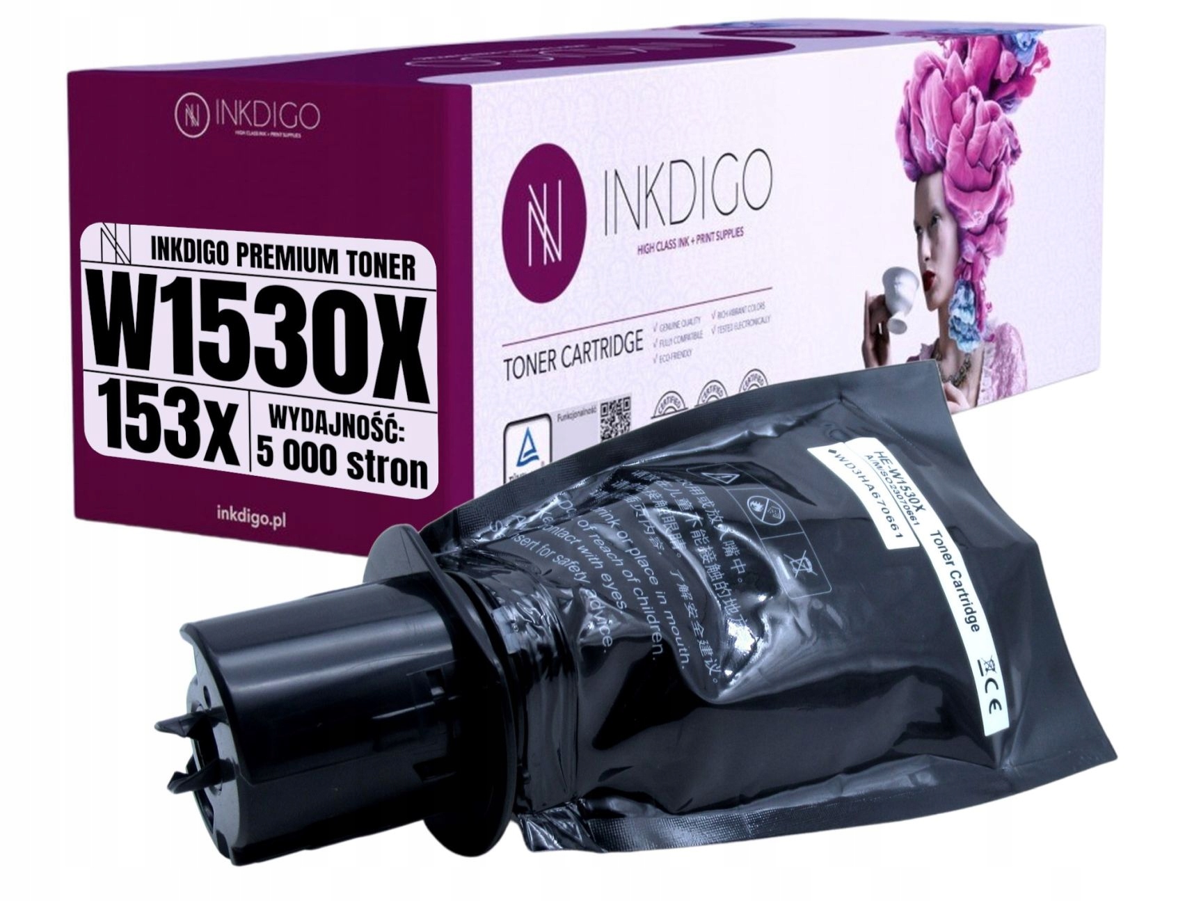 Náhrada W1530X pre tlačiareň Hp LaserJet Tank 1020 1502 1504 2502 2503 2504