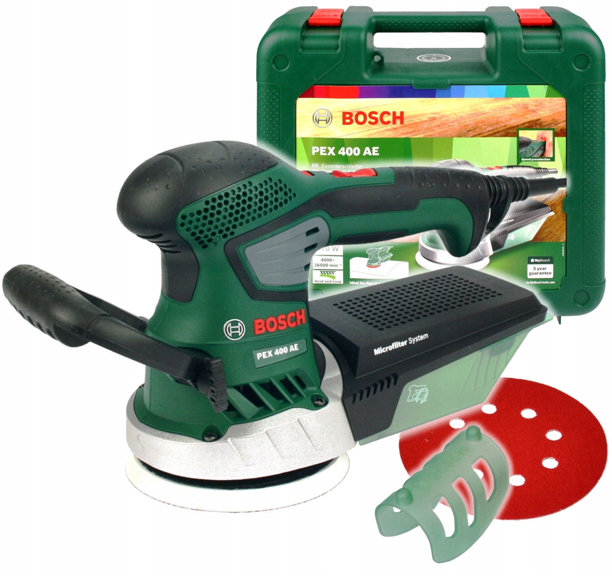 

Szlifierka Mimośrodowa Pex 400 Ae Bosch Walizka