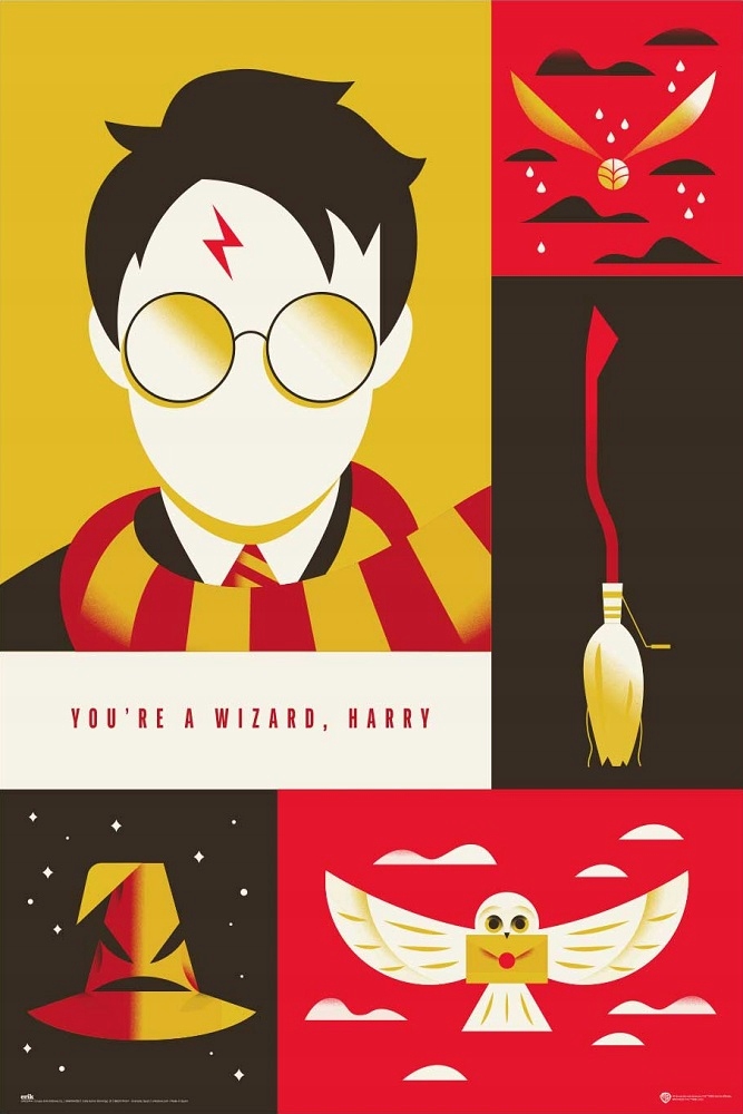 Harry Potter 100lat Warner Bros plakat 61x91,5