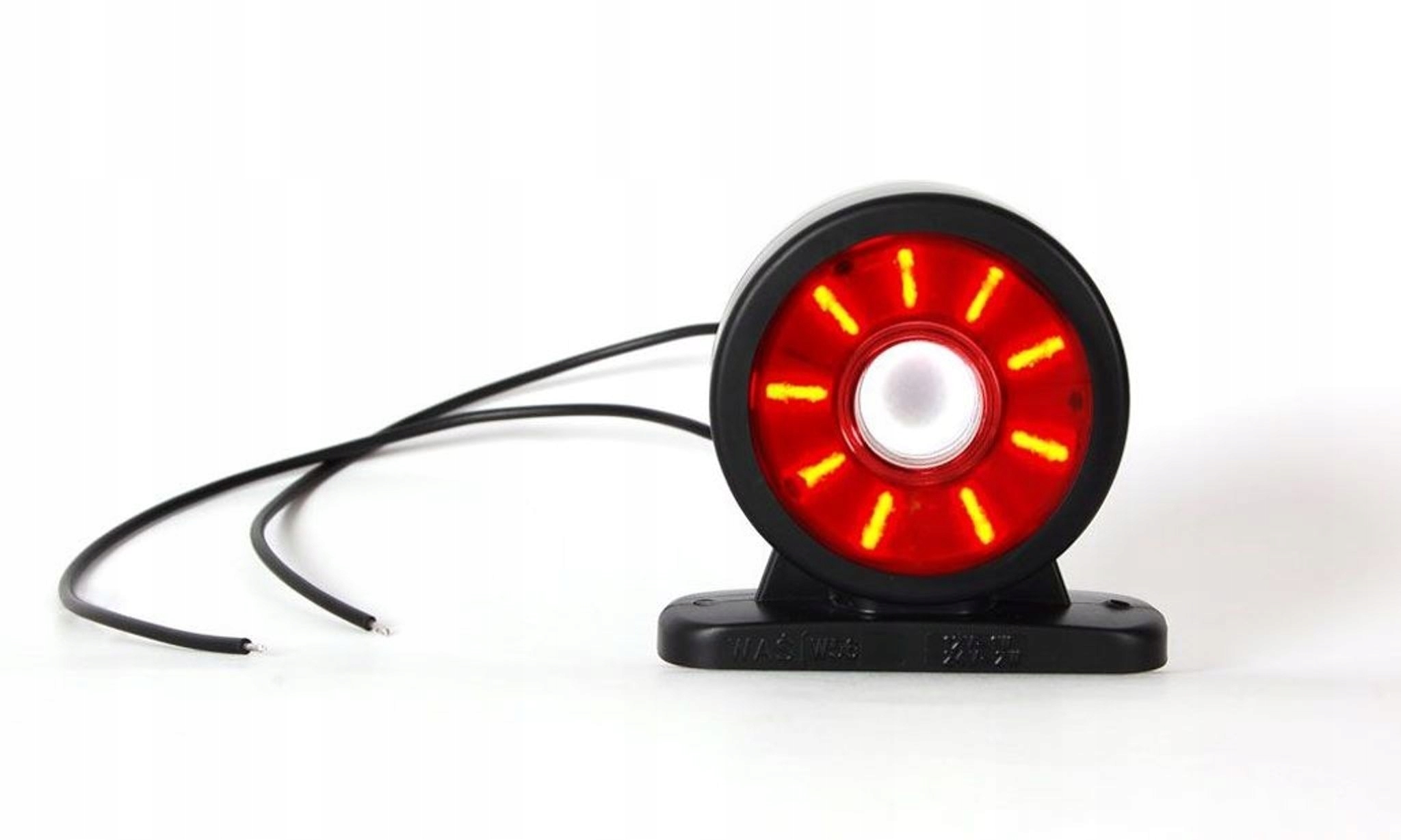 LAMPA OBRYS.DIOD.BIALO-CZERW.12/24V WAŚ