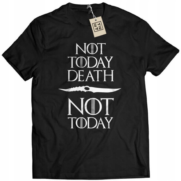 

Koszulka Not Today Death Arya Stark Gra o Tron 2XL