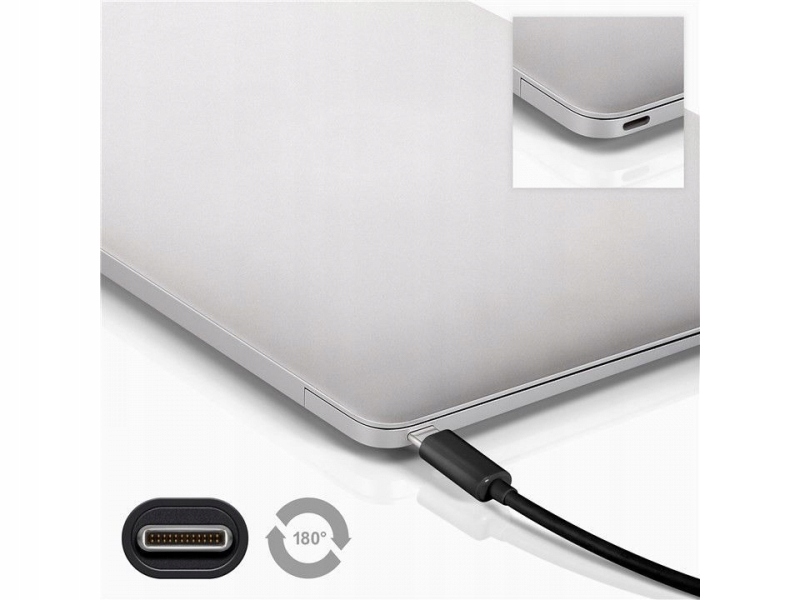 Kabel USB-C/USB-C Super Speed 3.2 czarny 2m Goobay Kod producenta 4040849665080