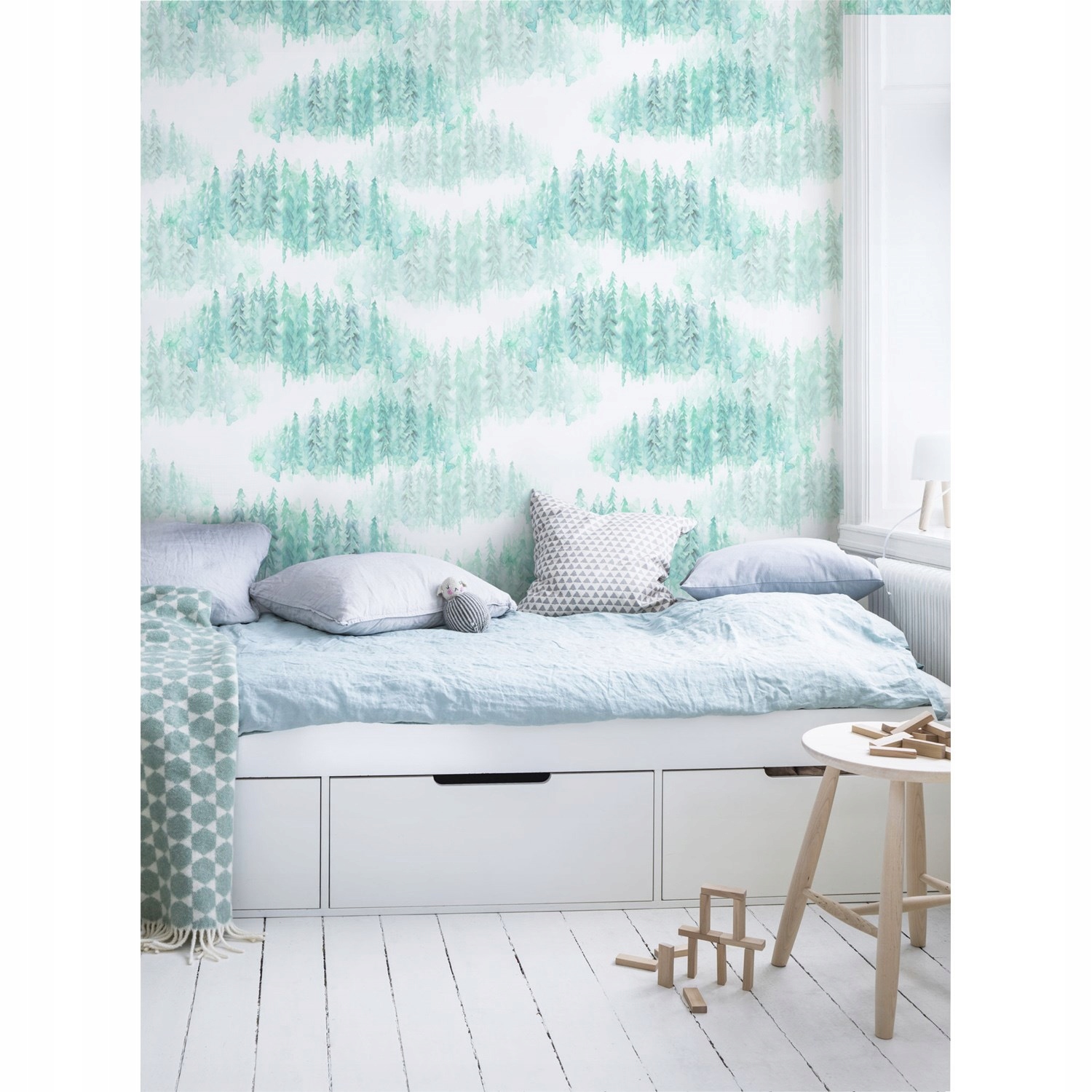 

Fototapeta flizelinowa Nowoczesny wzór las 152x104