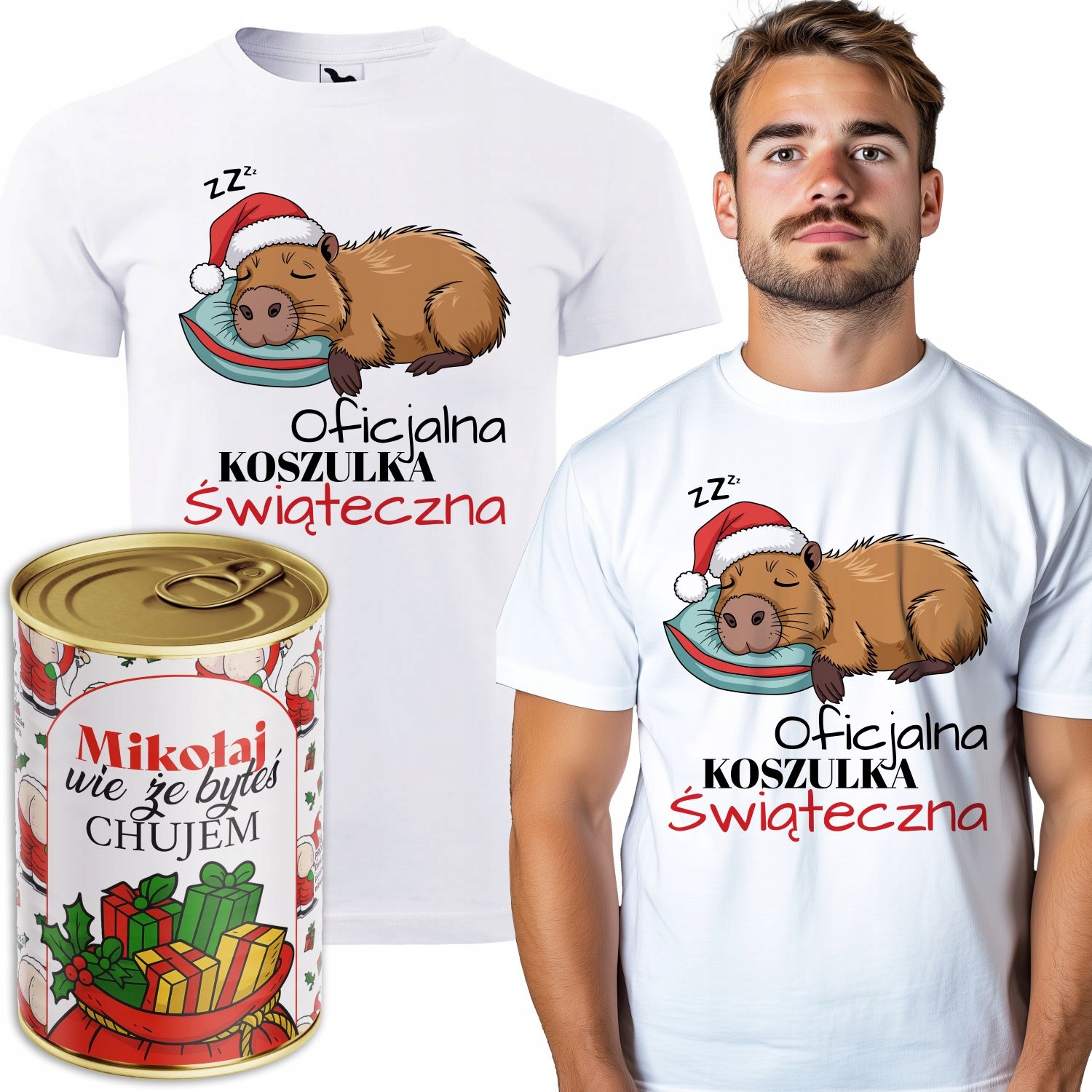 Dárek Tričko Tričko Oficiální Vánoční Tričko Kapybara Can L