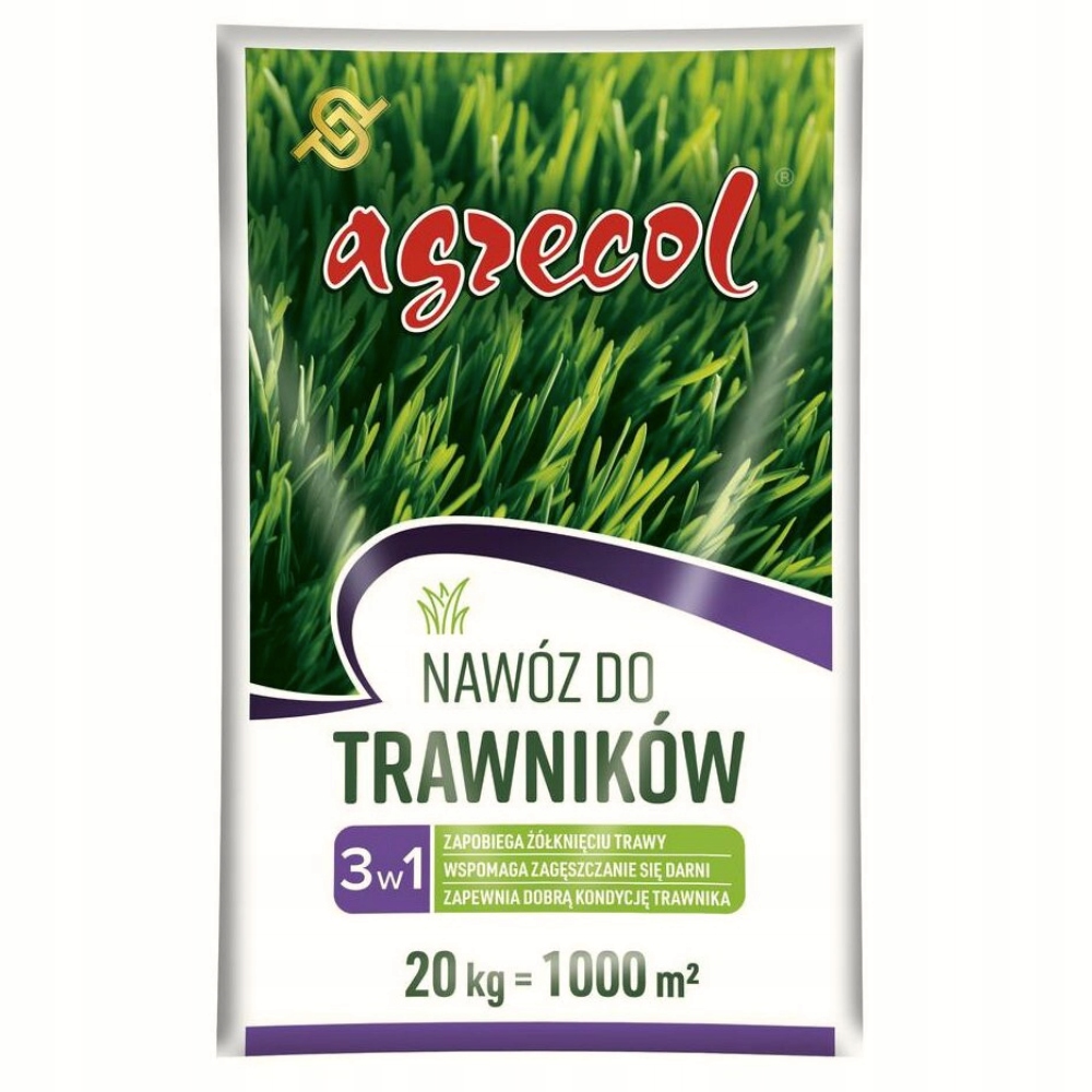 Nawóz Do Trawy Przeciw Żółknięciu Zagęsza Trawnik Całoroczny Jesienny 20KG
