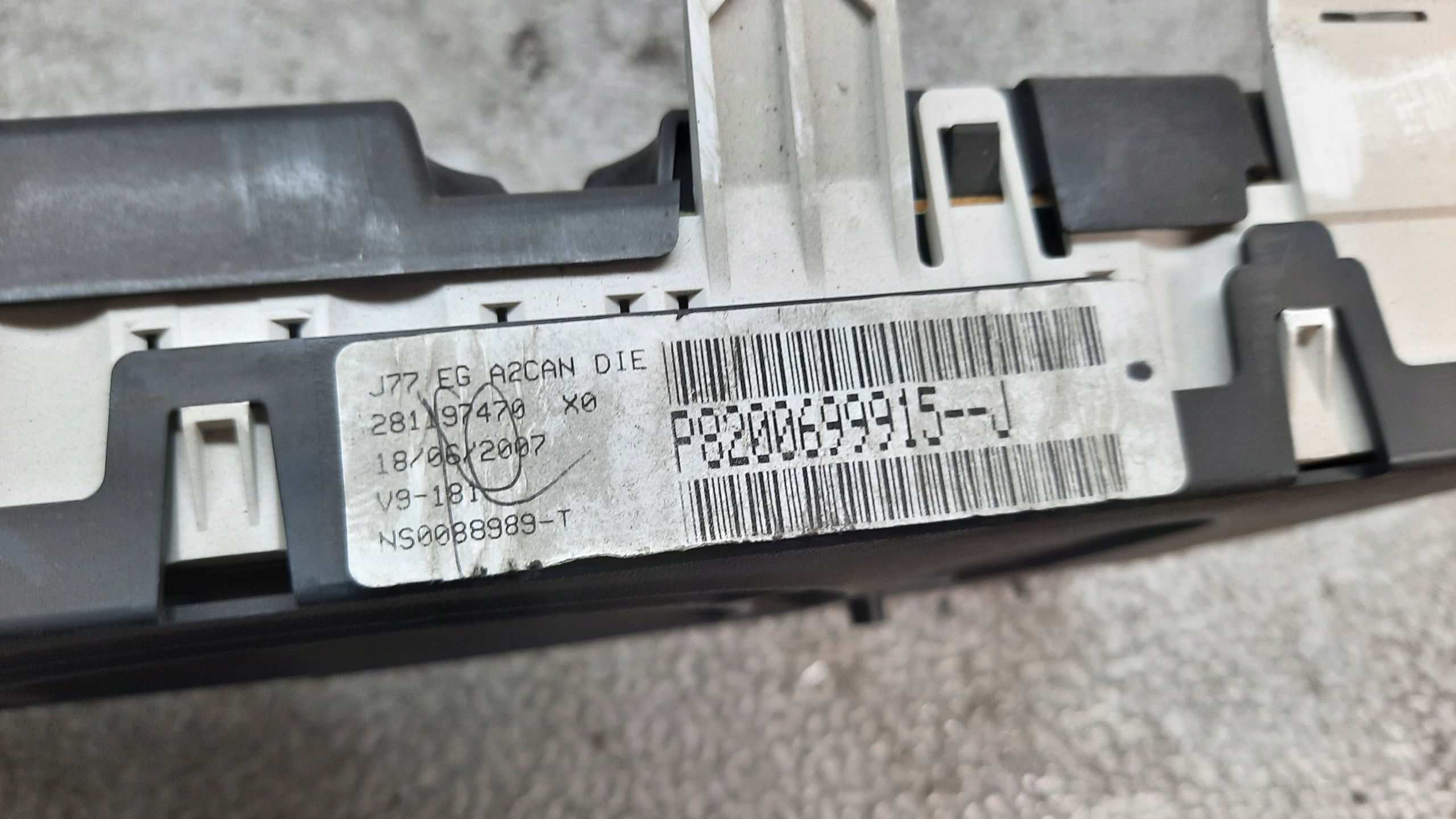 спидометр renault MODUS 07R 1.5