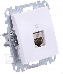 GN.KOMP.RJ45 5STP Bílá Zásuvka Sedna Design