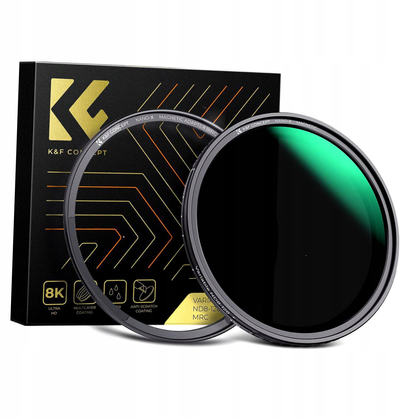 Filtr Nd regulowany magnetyczny K&f Concept Nano-X Mrc Fader ND8-128-77