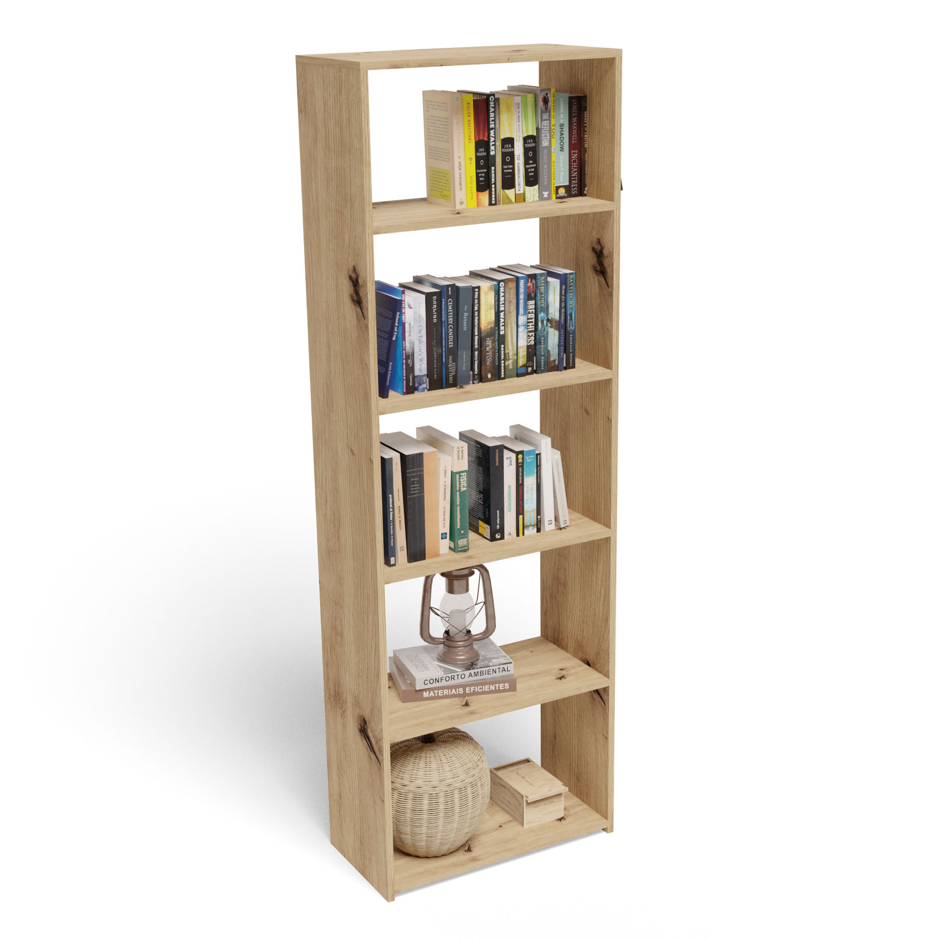 Regál 60/30 EX3 dub artisan, skrinka na knihy