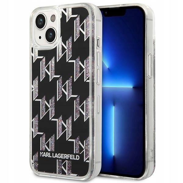 Karl Lagerfeld KLHCP14SLMNMK iPhone 14 15 13 6,1" hardcase czarny/