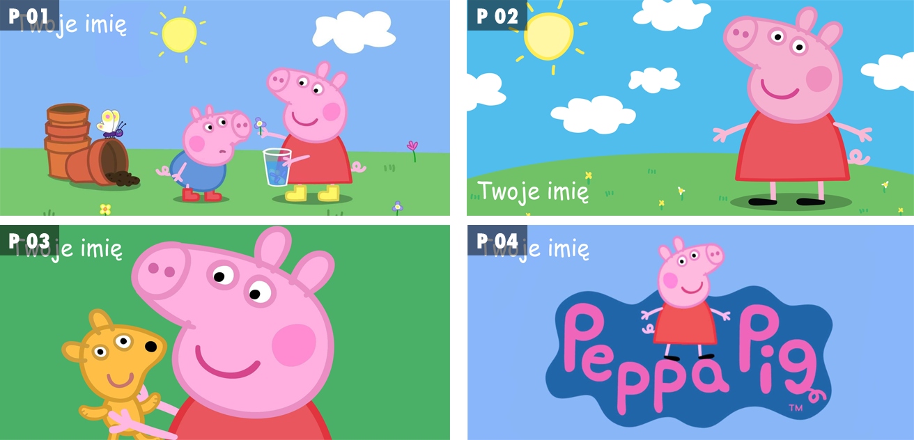 KUBEK ŚWINKA PEPPA Z TWOIM IMIENIEM - WIELE WZORÓW Marka Select