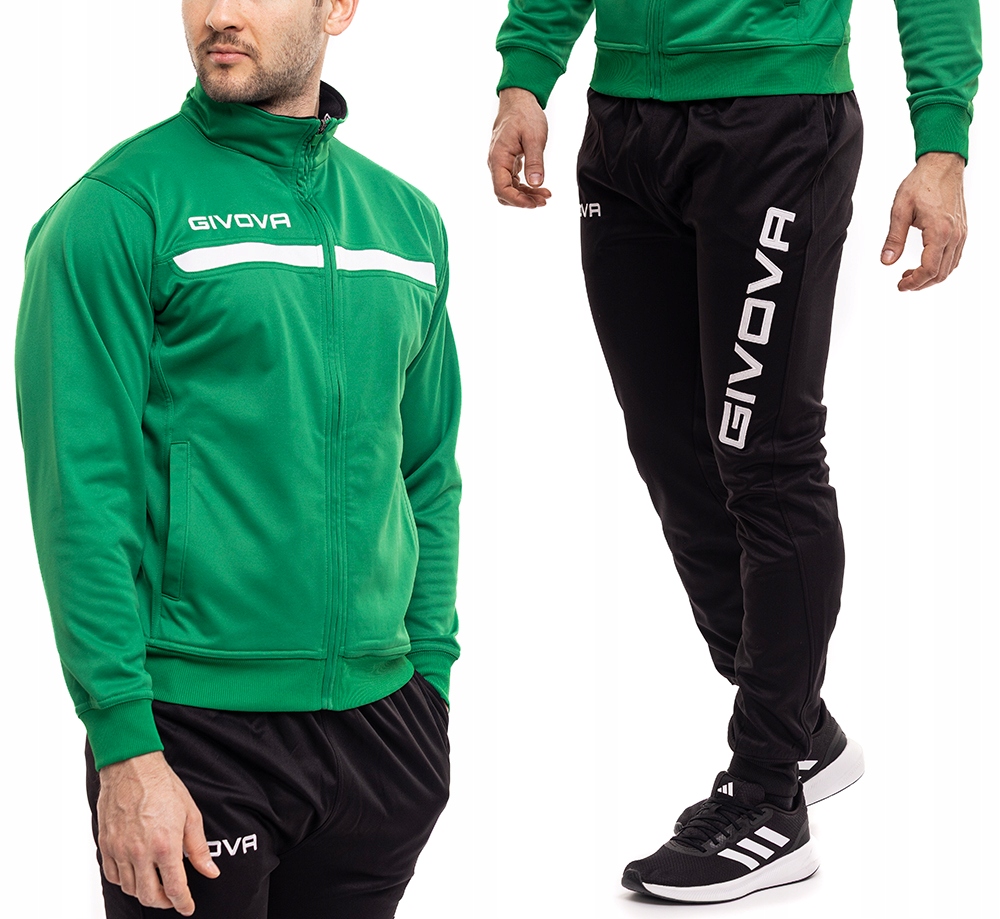 Komplet Sportowy Givova Dres Treningowy Zestaw Bluza Spodnie r. XL