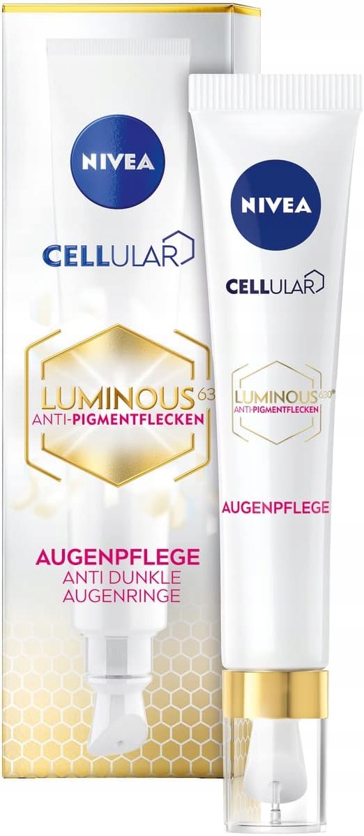 Nivea Cellular Luminous630 oční krém kyselina hyaluronová kofein 15 ml
