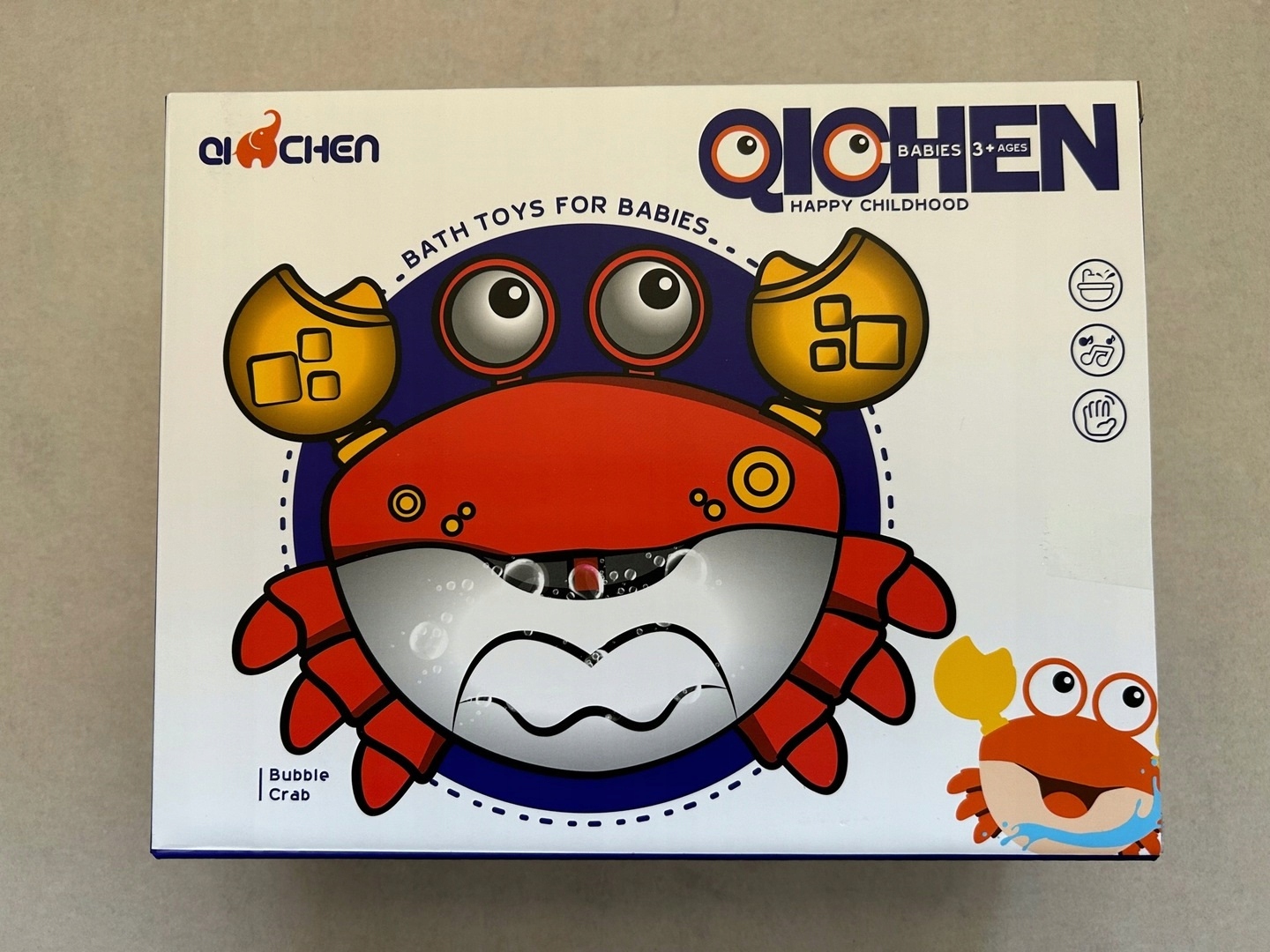 MASZYNKA DO ROBIENIA PIANY KRAB ZABAWKA DO KĄPIELI WANNY DŹWIĘK Kod producenta 12720