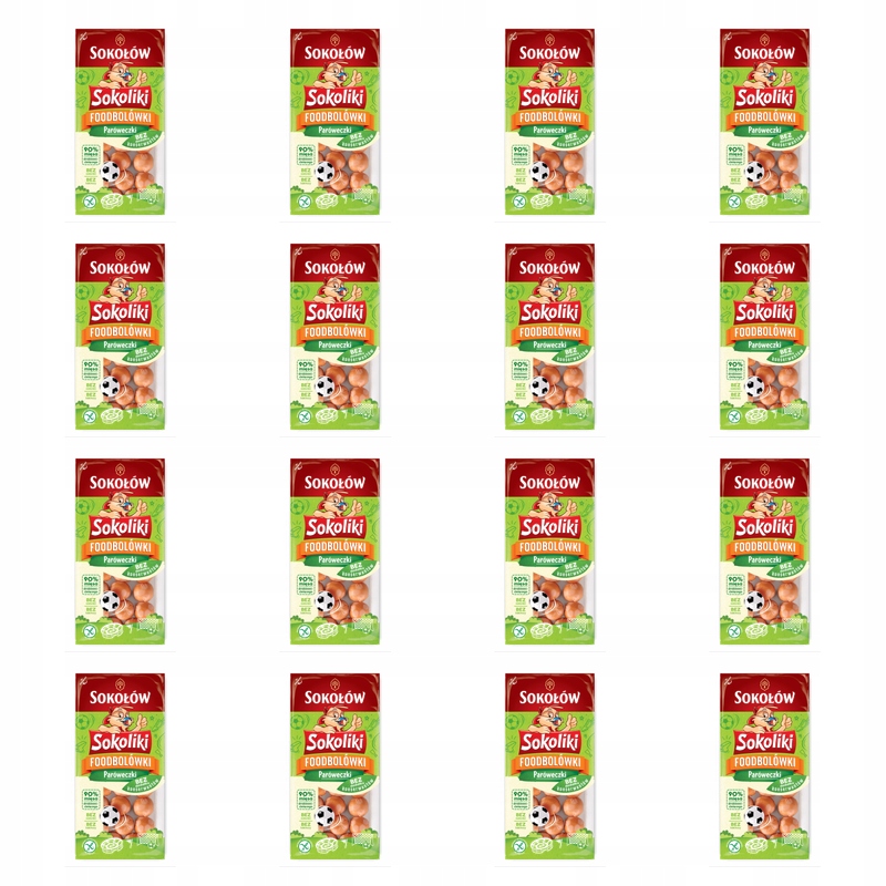 Sokoliki Foodbolovky 130g Sokołów X16