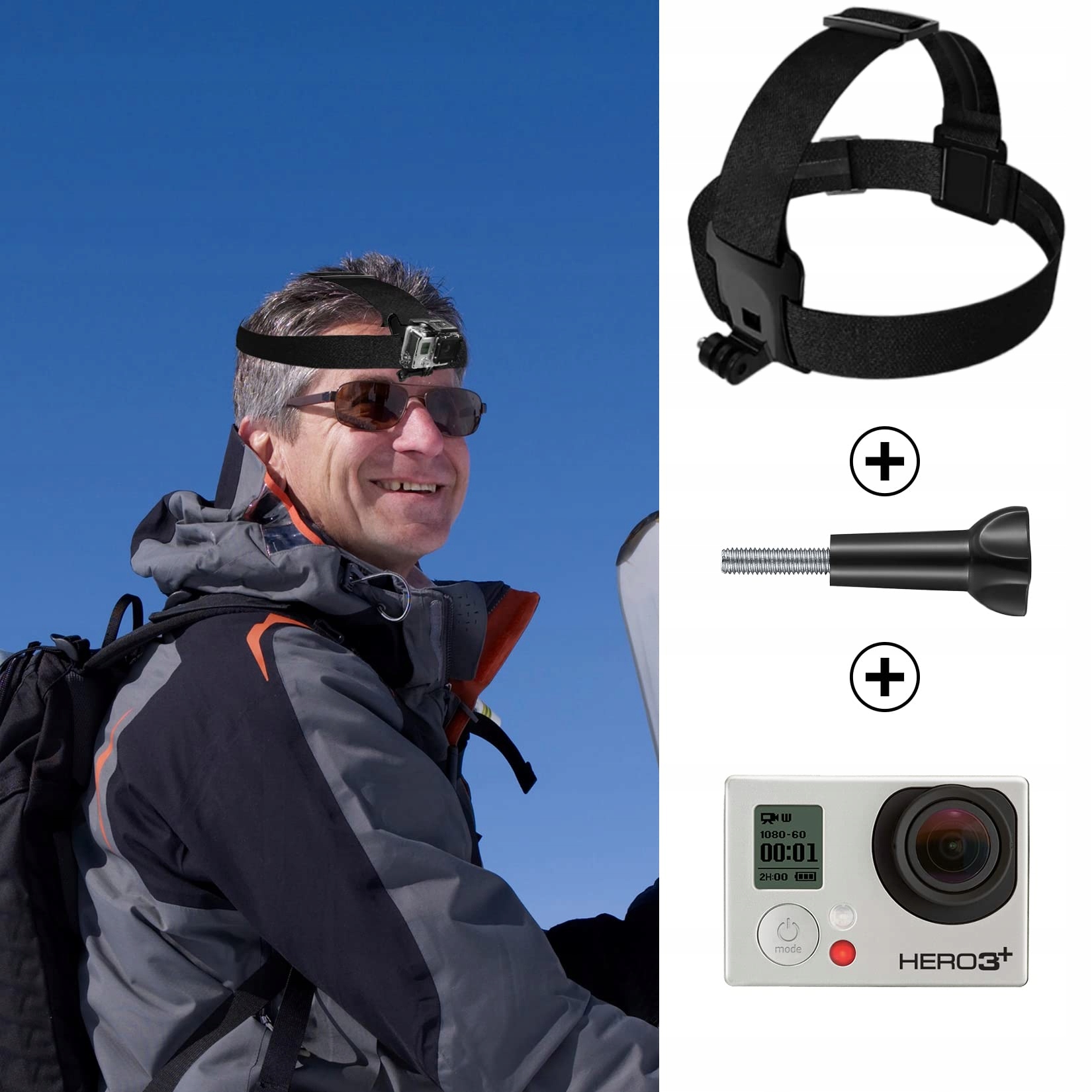 GOPRO Zestaw Akcesoriów Do Kamer Sportowych Hero 9 8 7 6 5 SJCAM Insta360 — miniatura 5