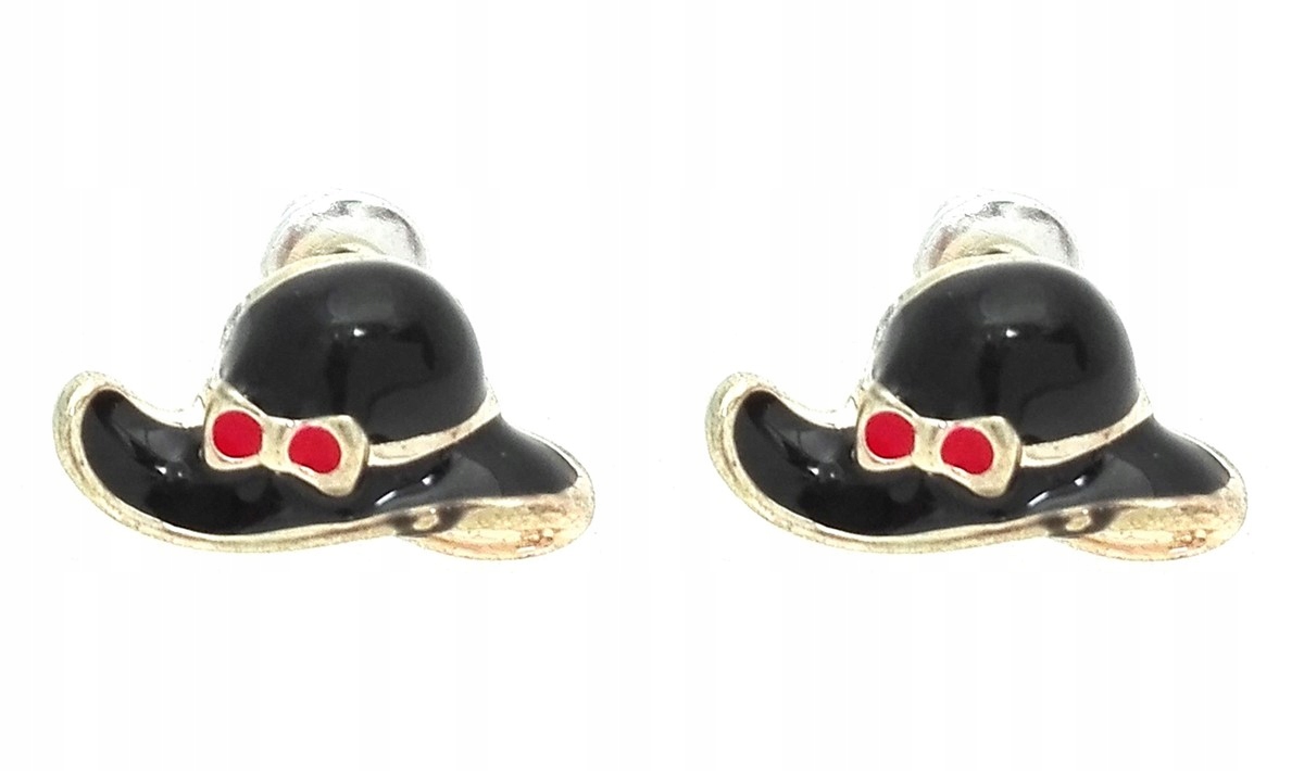 

Kolczyki złote kapelusze