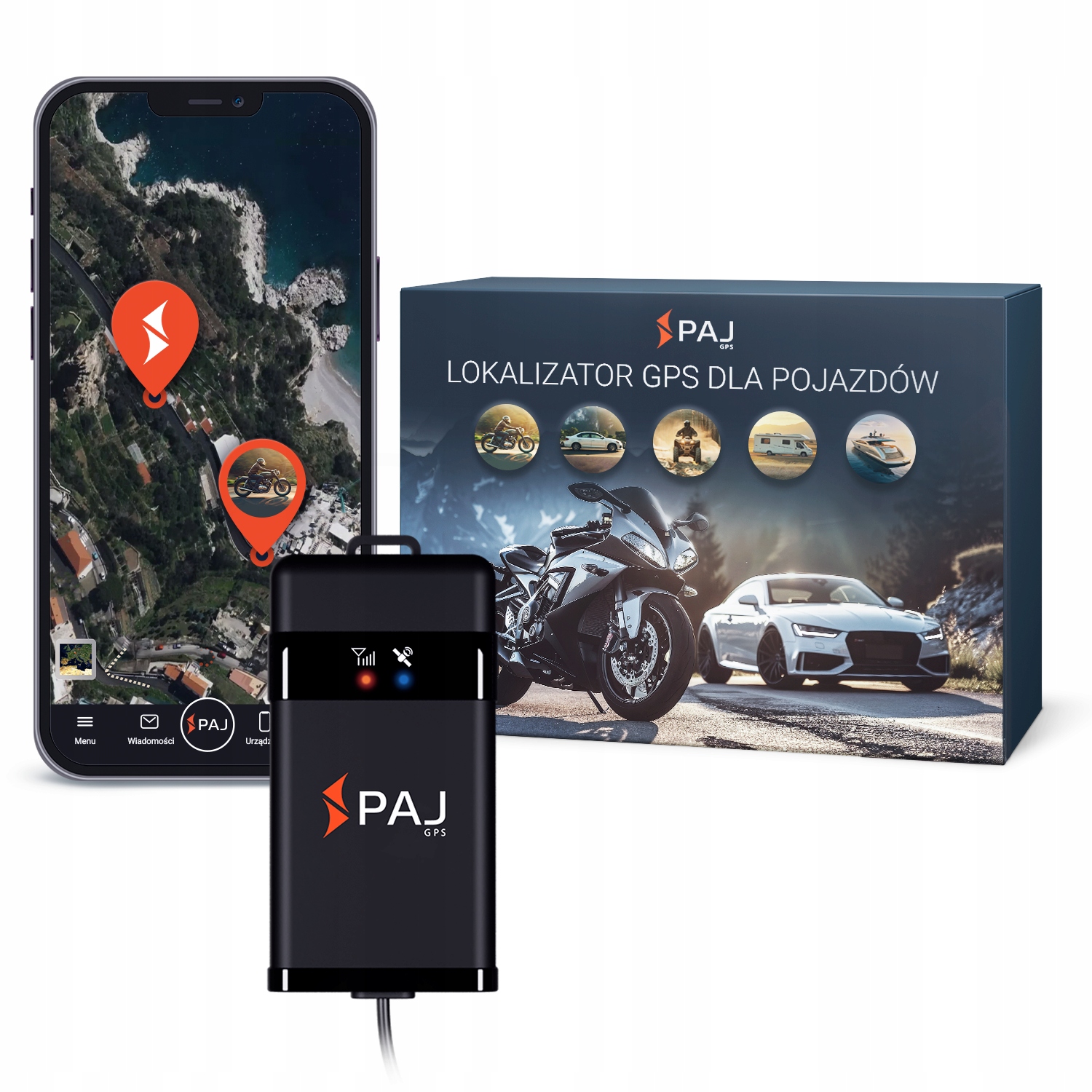 Paj Gps Lokalizátor 4G pro Auto Motocykl 12V Alarm proti krádeži Tracker