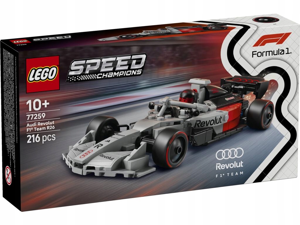 Lego 77259 Speed Champions Formule Audi Revolut F1 Team R26