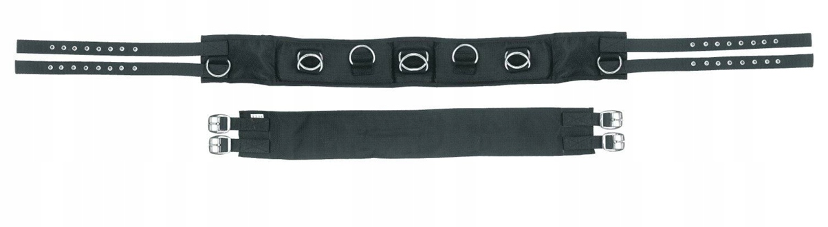 Pás Na Lonžování Černý Full Covalliero