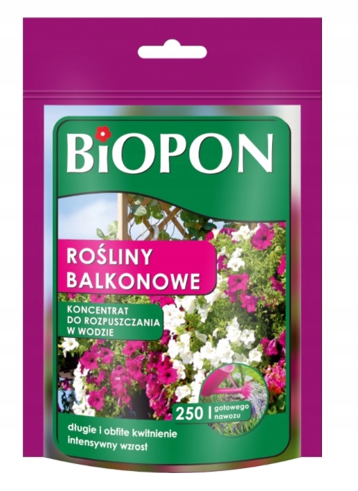 

Biopon nawóz rozpuszczalny do Roślin Balkonowych