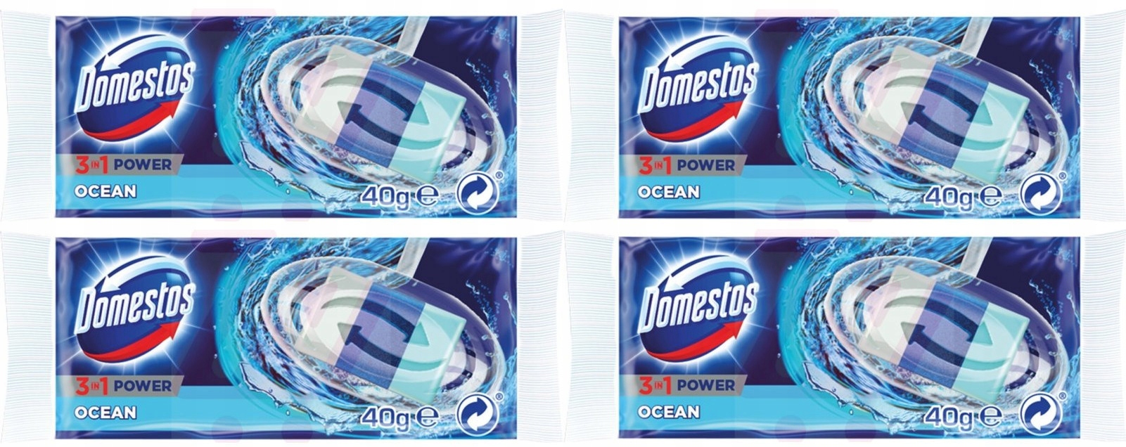 

Domestos Power 3w1 Kostka Wc Ocean Zapas Wkład x4