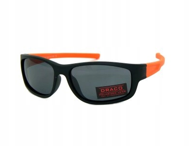 OKULARY SPORTOWE DLA DZIECKA CHŁOPCA GUMOWE UV400 POLARYZACJA CHŁOPIĘCE