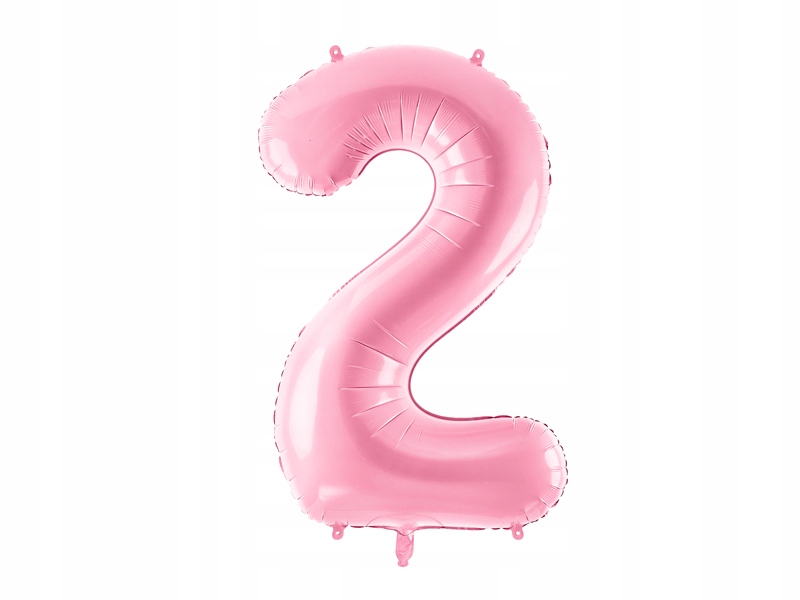 

Balon Foliowy Cyfra 2, 86cm różowy