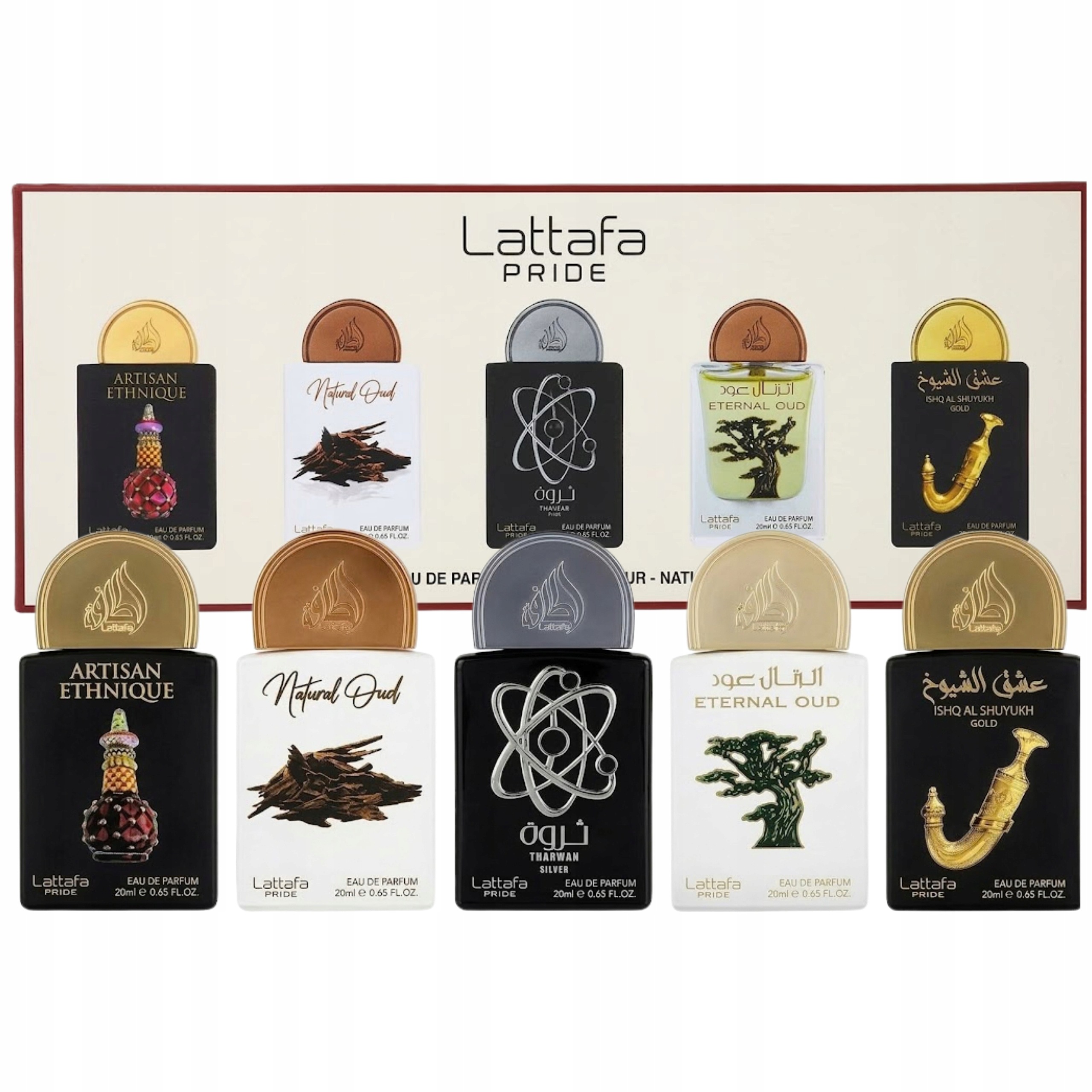 Perfumy Arabskie Zestaw Prezentowy Edp Lattafa Pride No.02 Giftset 5x20ml