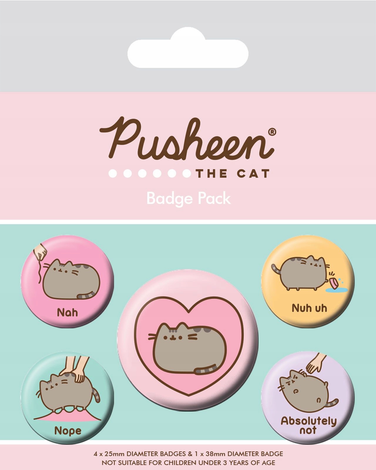 

Przypinki Pusheen Koty Nah zestaw 5 szt dla dzieci