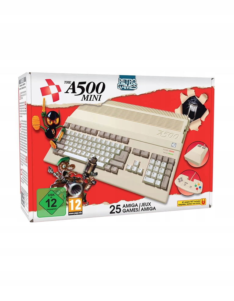 

Retro Games Konsola The A500 Mini Amiga 500 Mini