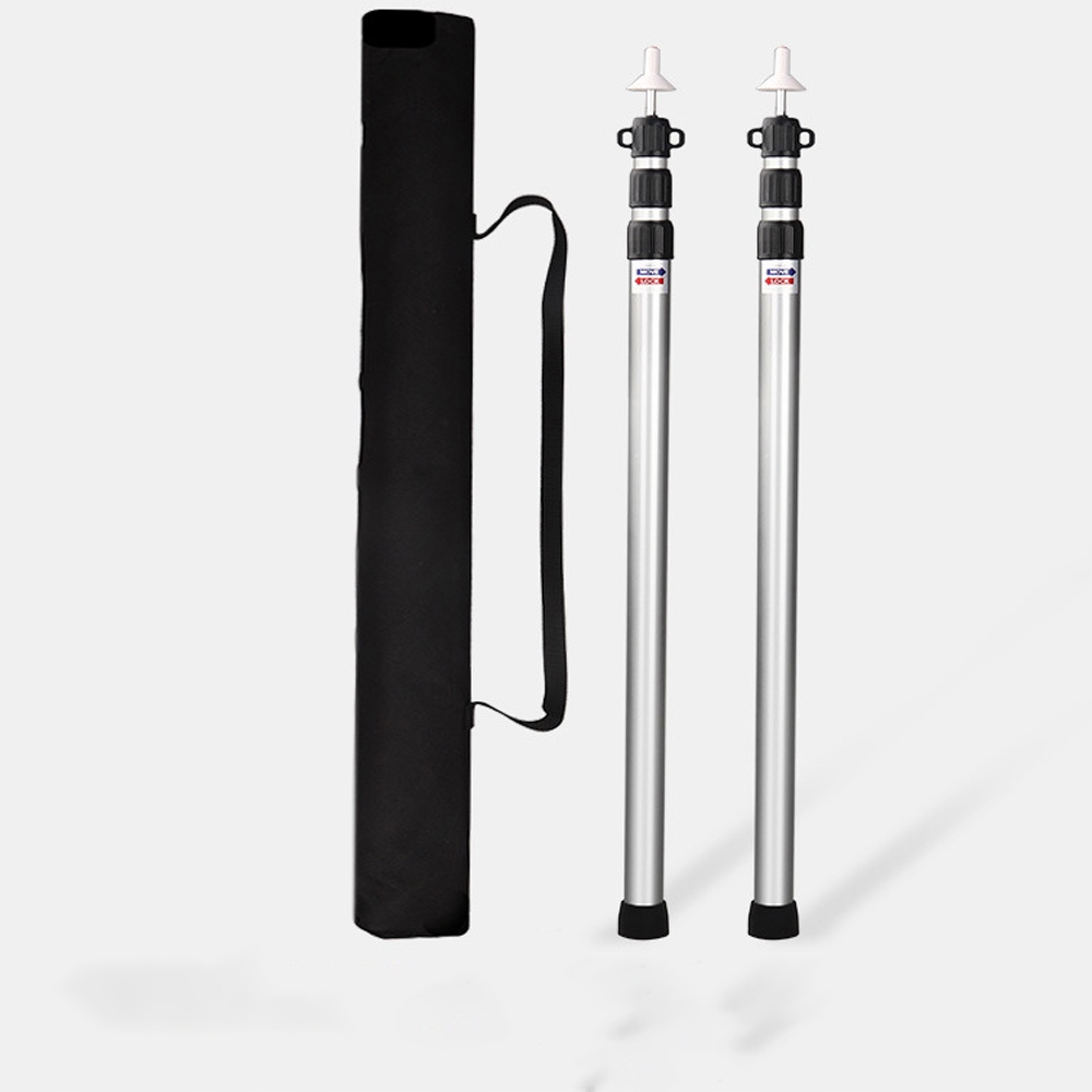 2×TELESKOPOWE MASZTY NAMIOTOWE, ALUMINIOWE SŁUPKI PLANDEKOWE 90-230CM Kod producenta SP3730efgfv