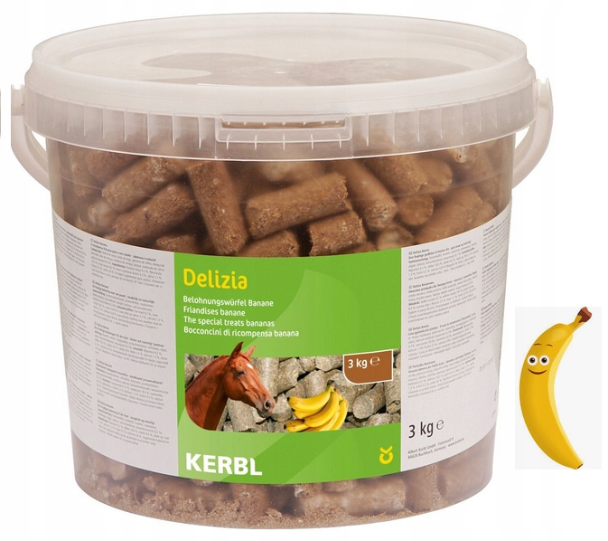 Delizia Classic Przysmak Dla Konia Banan 3KG