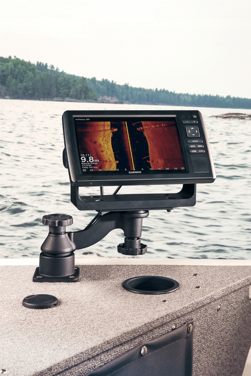 RAM-109HU UCHWYT RAMIĘ DO ECHOSONDY PLOTERA GPS GARMIN Lowrance Humminbird Rodzaj wieszaki