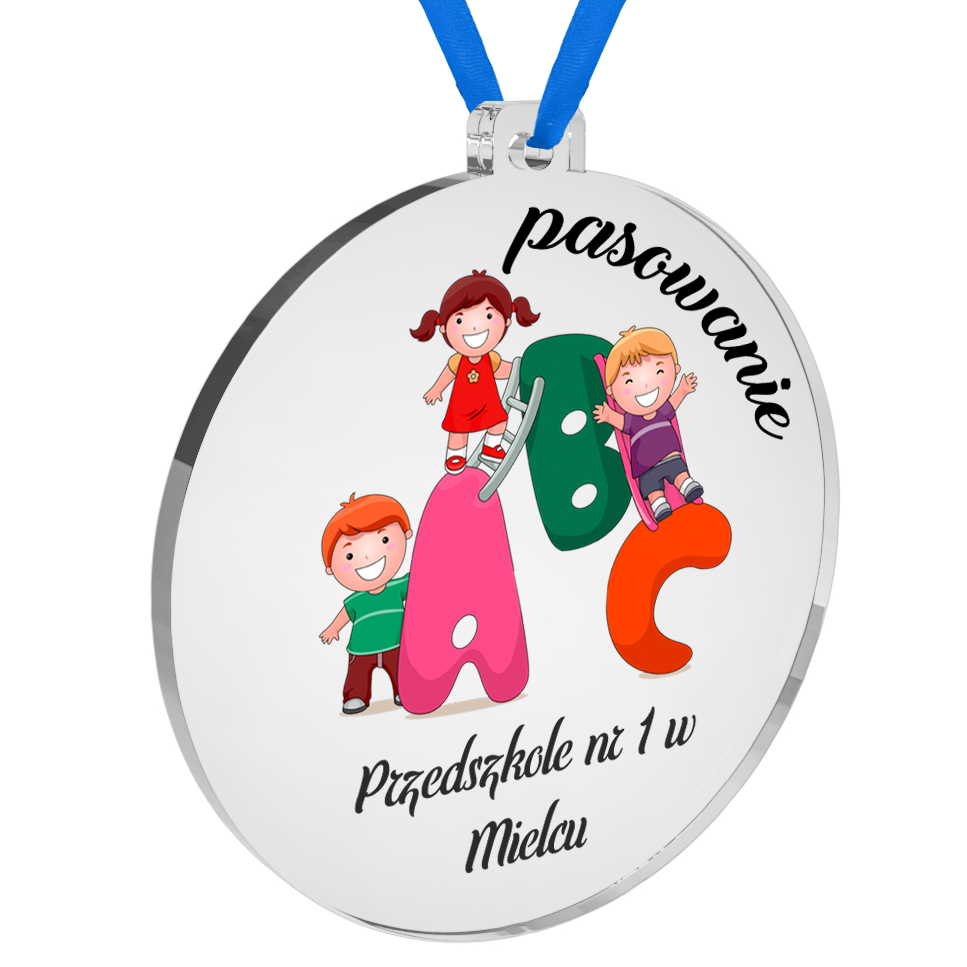 

Medal pasowanie ucznia przedszkolaka dzień