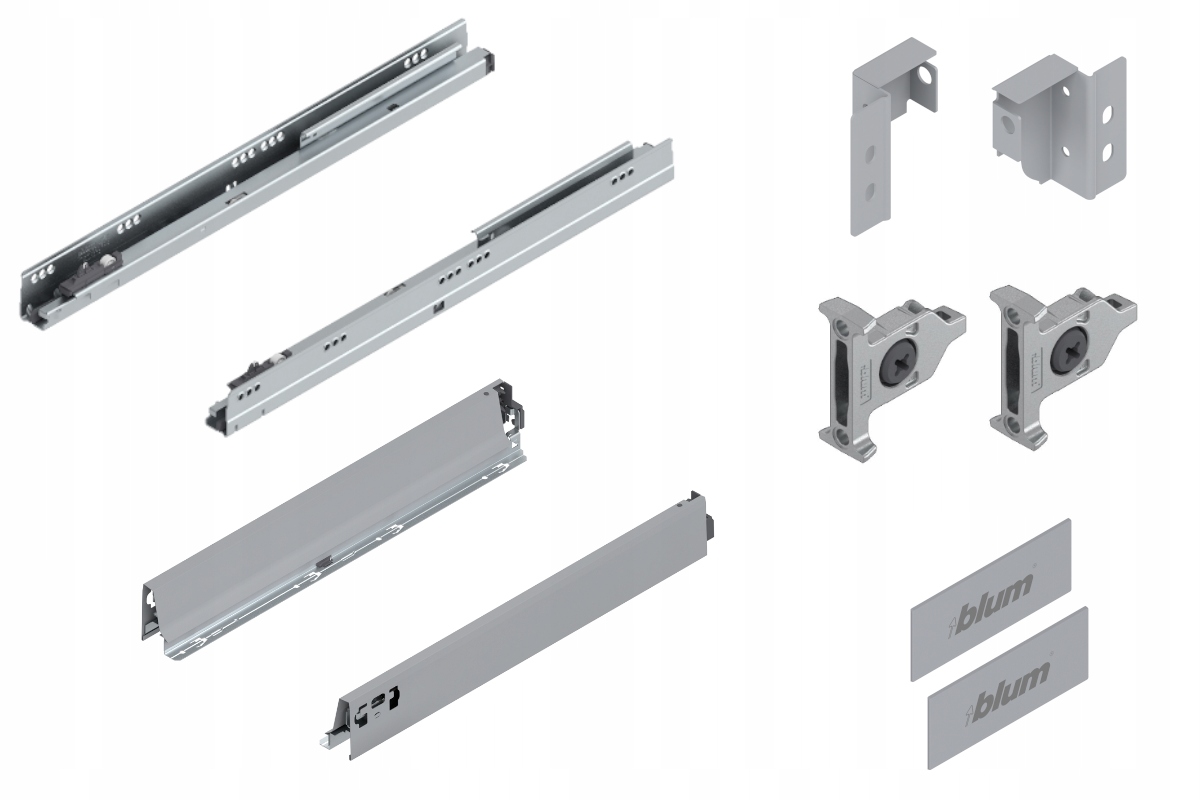 

Blum Szuflada Tandembox 500 Niska N Szara 30kg