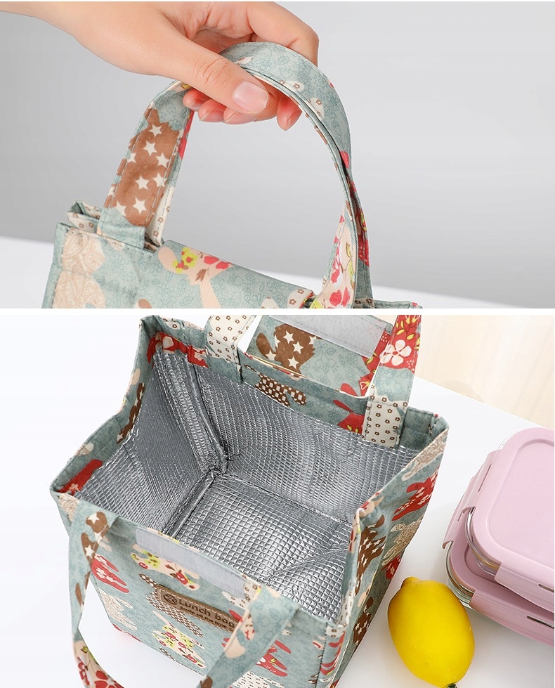 TORBA LUNCH BOX TERMICZNA ŚNIADANIOWA IZOLACYJNA Pojemność 2 l