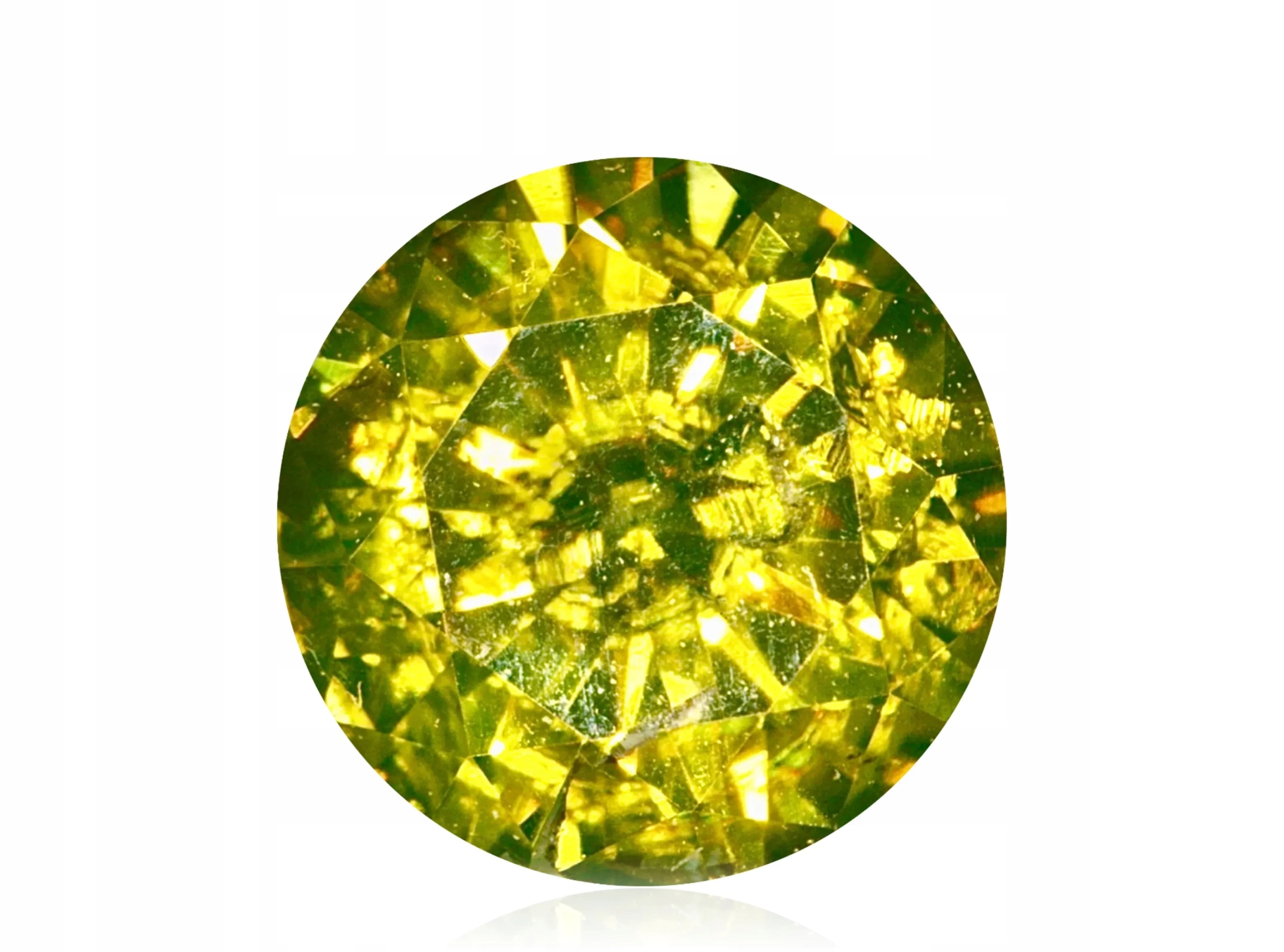 Diamant 0.33ct Zelený Briliant I2 eCertifikát Wbd