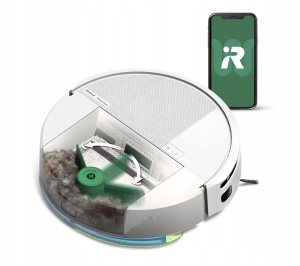 Robot sprzątający iRobot Roomba 205 DustCompactor Combo Funkcja mopowania