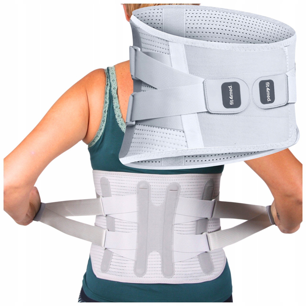 Stabilizační pás pro odlehčení páteře, bederní část, bolest zad, velikost XL