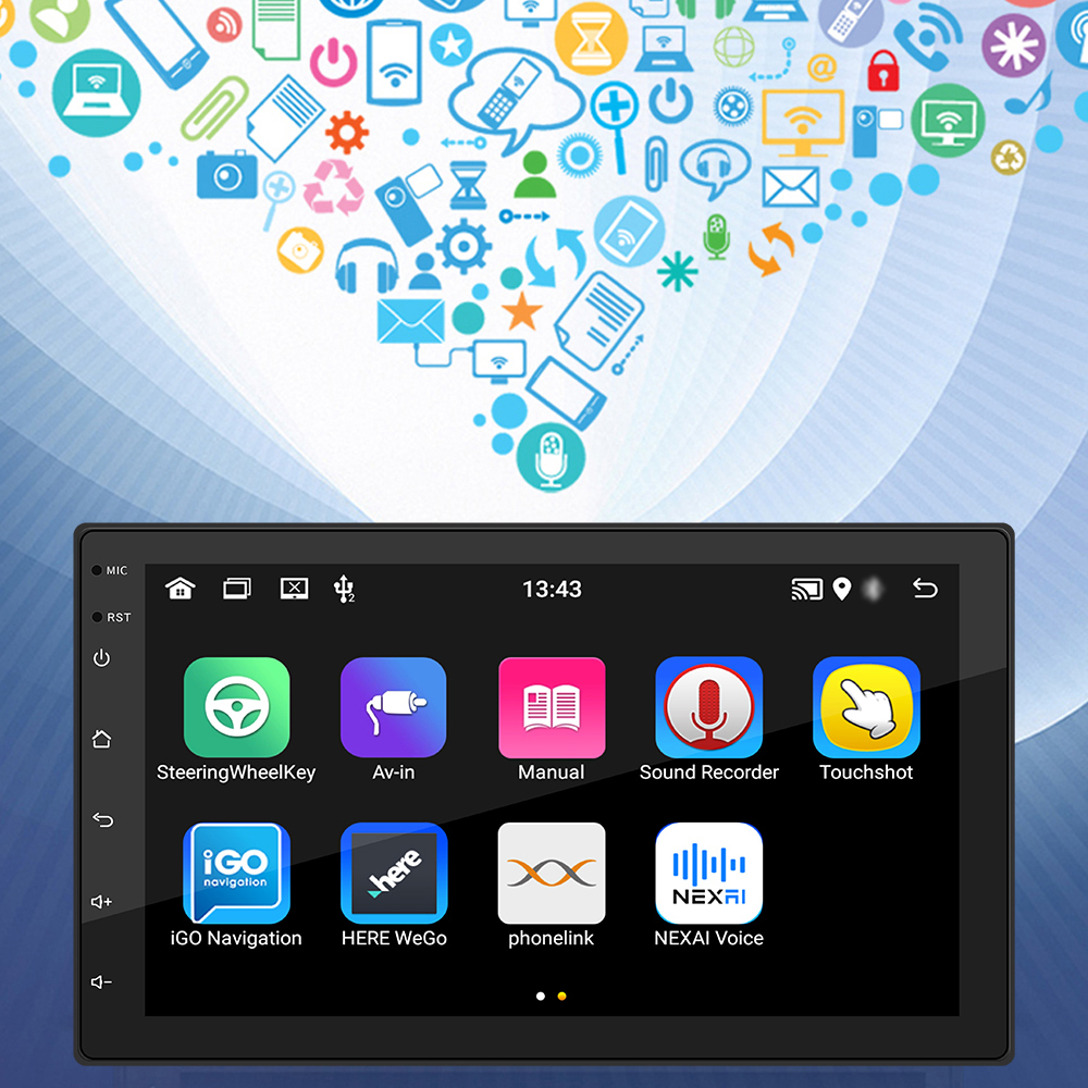 RADIO SAMOCHODOWE 2 DIN WIFI GPS ANDROID 11 BT5,0 Kod producenta 755567820515