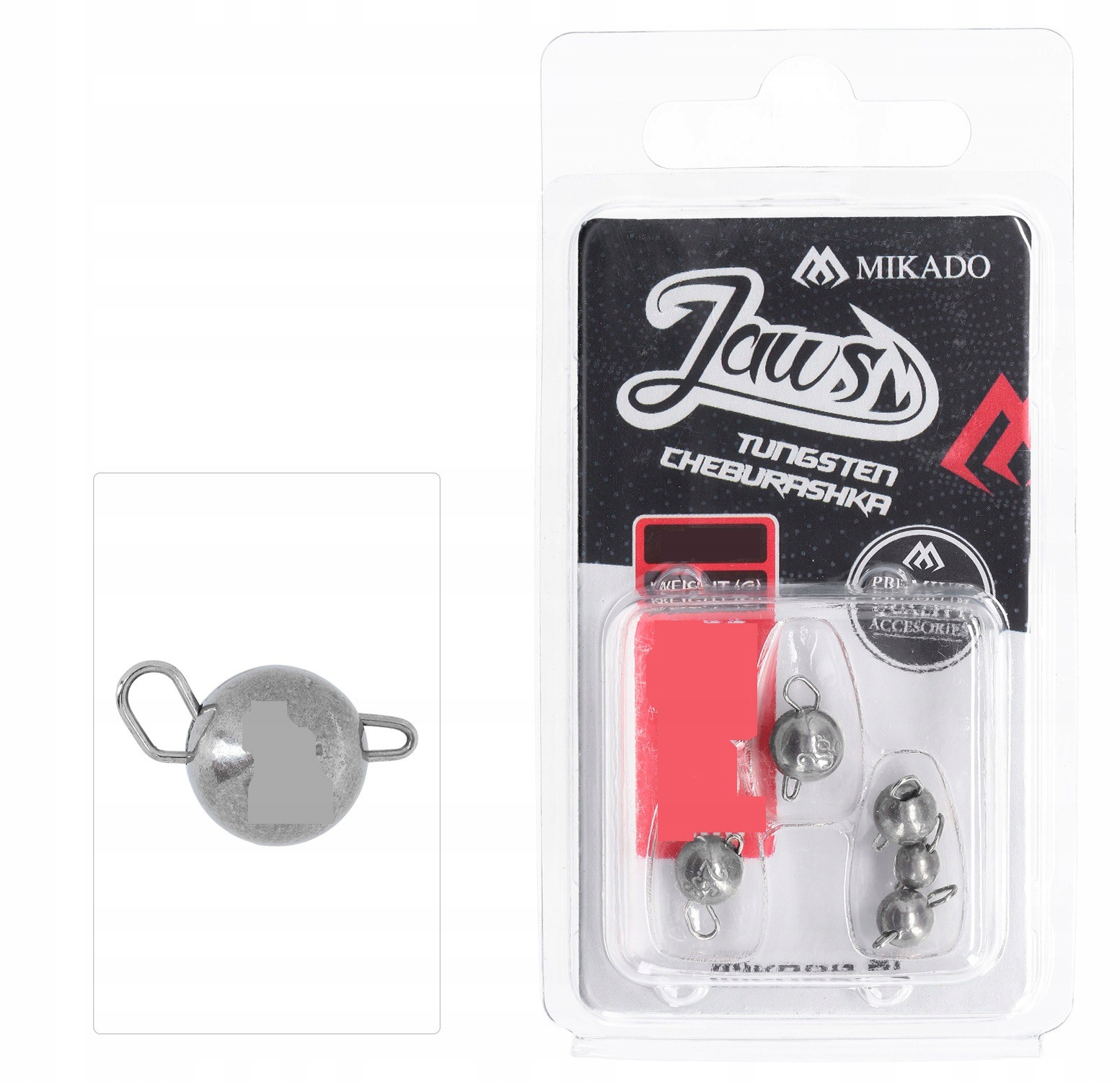 Czeburaszka Cheburashka Mikado Wolframowa Jaws Komplet (2g/3g/4g/5g/7g)