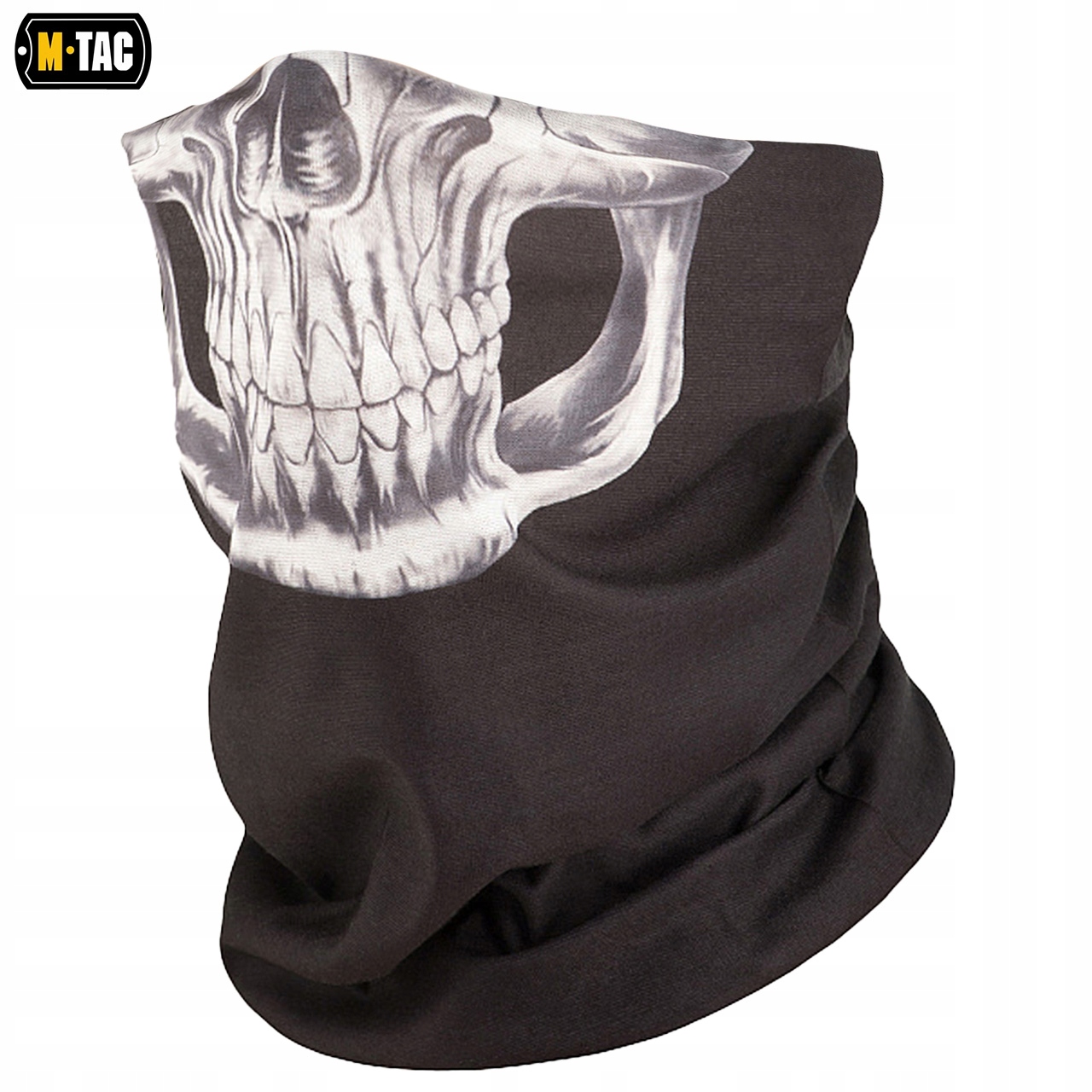 M-tac Reaper Skull Neck Gaiter Lightweight Multifunctional Bandana Black